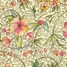 Verona Pattern Botanical Print Paper ~ Kartos Italy